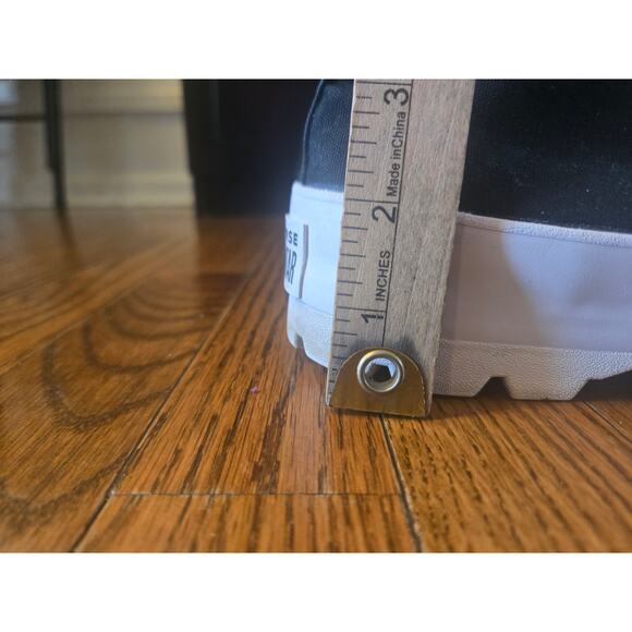 Converse Chuck Taylor All Star High Black White Platform Womens Sneakers Size 11 - Picture 12 of 13